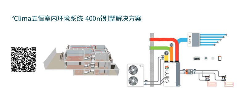 Clima五恒室内环境系统-400㎡别墅解决方案